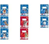 Herlitz 3320405 Carnets A5, 16 feuilles, 04 lignes, FSC mixte