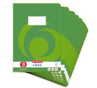 Herlitz 3322005 Cahier A4 Pages blanches/L. 20 32 p 8 motifs Lot de 10 (Import Allemagne)