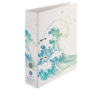 Herlitz 50033393 maX.Dossier A4 8 cm Motif : vague Greenline 1 pièce