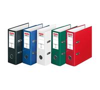 herlitz 5275003 Lot de 10 classeurs maX.file protect, format A5, largeur de dos 8 cm, couverture en polypropylène aux couleurs assorties (pas de choix au choix)