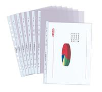 Herlitz 5850508 Pack de 50 pochettes en plastique transparentes Premium A4 (Import Allemagne)