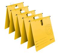 Herlitz 5874979 Lot de 5 dossiers suspendus (Jaune)