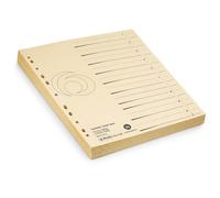 Herlitz 5970009 Lot de de 50 intercalaires A4 (Chamois)