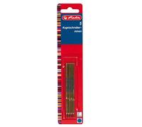 Herlitz 8608101 Lot de 5 Recharges pour Stylo-bille Bleu