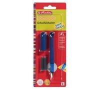 Herlitz 8621377 Stylo Plume Tornado Pour Gaucher, Plume M, Réservoir D'encre Coloré