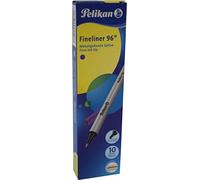Herlitz 943258 Pelikan Fineliner 96 Lot de 10 en boîte violet