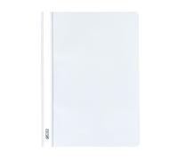 Herlitz 975433 chemises format A4 en PP avec Couvercle Transparent avant, Lot de 10, Rouge a4 Weiß