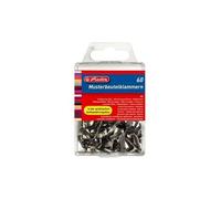 Herlitz Attaches Parisiennes, Contenu: 60 Pieces, Tete Plate