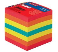 Herlitz Bloc De Fiches 90 X 90 Mm, Multicolore, 80 G/Qm