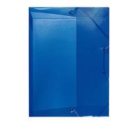Herlitz boîte de classement A4, dos de 4 cm, PP, translucide bleu