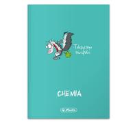Herlitz® Cahier de chimie A5 60 feuilles à carreaux 70g | Carnet de notes d'études | Cahier d'écriture pour élèves | Apprentissage de la calligraphie | ECO PP
