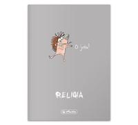 Herlitz® Cahier École Religion A5 60 Feuilles à Carreaux 70g | Carnet de notes d'études | Cahier d'écriture pour élèves | Apprentissage de la calligraphie | ECO PP