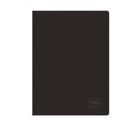 Herlitz® Cahier scolaire B5 à Carreaux 60 Cartes Sujet | Couverture souple | Notes Notes d'apprentissage de la Calligraphie École pour étudiant | Universel | RAINBOW CLASSIC Noir