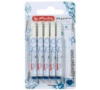 Herlitz Lot de 5 Cartouches pour Stylo-plume Bleu