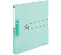 Herlitz Classeur à anneaux Easy Orga To Go A4 2 anneaux 25 mm Pastell Menthe Transparent, dos 38 mm