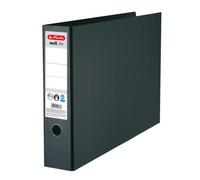 Herlitz Classeur Max.File en Carton, A3 Orientation Paysage, 7, 5 cm, Noir