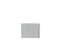 Herlitz Intercalaires Plastique A-Z, A4 Extra-Large, 20
