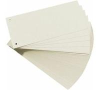 Herlitz Intercalaires pour format A4 – carte lustrée – blanc