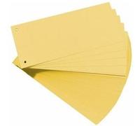 Intercalaires, pour format A4, carte lustrée, jaune