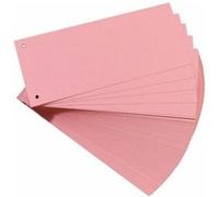 Herlitz Intercalaires pour format A4 – Carte lustrée Rose – Lot de 100