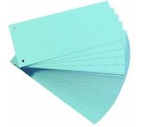 Intercalaires, pour format A4, carte lustrée, bleu