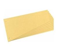 Intercalaires, trapézoidal, carte lustrée, jaune