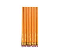 Herlitz Lot de 10 Crayons graphites Jaune