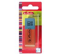 Herlitz Lot de 2 Gommes Rouge/Bleu