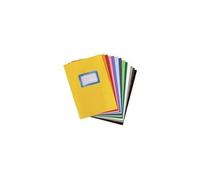 herlitz - Lot de 25 - Heftschoner DIN A5, geprägt (Bast), PP, orange