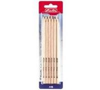 herlitz - Lot de 4 - Crayon Skizzo nature, hexagonal, dégré de dureté HB G