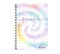 Herlitz New Batik Freedom Bloc-notes à spirales 10 x 14 cm 200 pages