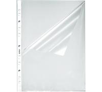Herlitz Pochette perforée A4 10840098 grainée 0,055 mm ouverte en haut et sur le côté Pack de 100