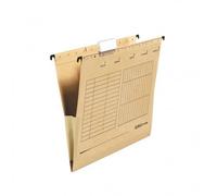 Herlitz Pochette à suspendre avec grenouilles de lin UniReg/10843373 marron inh.25