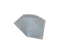 Herlitz Pochette coin A4 en PP 0,09 mm transparente – Lot de 10
