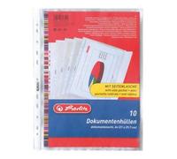 Herlitz Pochette Perfor¿E Avec Rabat De Fermeture, Format A4