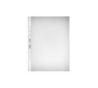 Herlitz Pochette perforée A5 grainé 0,055 mm ouvert en haut transparent pelliculé lot de 10