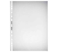 Herlitz Pochette perforée A5 grainé 0,055 mm ouvert en haut transparent pelliculé lot de 10