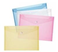 herlitz Pochette pour documents, DL, PP, blanc / transparent Transparent G