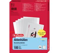 Herlitz Pochette transparente 10843746 DIN A4 PP 0.11 mm transparent 10843746 100 pc(s)
