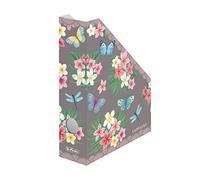 Herlitz Porte-revues A4 en carton ondulé série Ladylike Motif papillons 7 cm