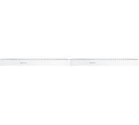 Herlitz Règle plate Transparent (Lot de 2)
