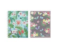 Herlitz Spiral Boutique Cahier A6 100 feuilles quadrillées Motif Ladylike Assortis (aucun motif possible)