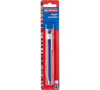 Herlitz Stylo bille, 1 Pièces Sur Carte Blister, bleu