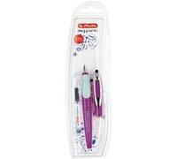 Herlitz Stylo plume my.pen M avec cartouche Lilas foncé/lilas