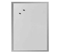 Herlitz 60 x 80 cm Tableau blanc magnétique - argent