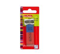 Herlitz Taille-crayon + Gomme à effacer Multicolore