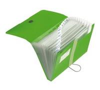 Herlitz 11209517 Trieur à soufflet Format A4 12 onglets Vert (Import Allemagne)