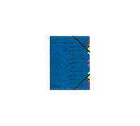 Herlitz Trieur, Format A4, Carton, 12 Compartiments, Bleu