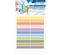 HERMA 15238 Lot de 3000 étiquettes autocollantes pour enfants, 10 x 46 mm, autocollantes, étiquettes nominatives pour stylos, école, maternelle, règles, trousse à crayons, autocollants scolaires pour