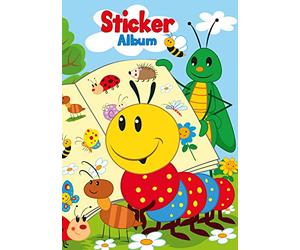 HERMA 15424 Frieda & Friends Album de scrapbooking vierge DIN A5 (16 pages de papier spécial enduit) 1 livre d'autocollants pour enfants vierge